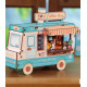 Mini Book Nook Café Bus