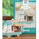 Mini Book Nook Café Bus