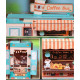 Mini Book Nook Café Bus