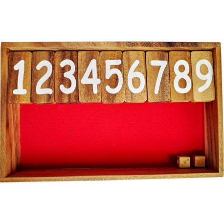 Le Shut the box (fermer la boite)