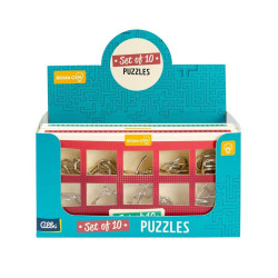 Set de 10 casse-tête en métal