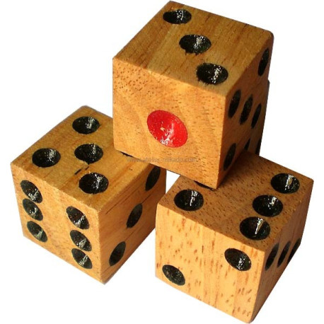 Dé en bois Petit Modèle