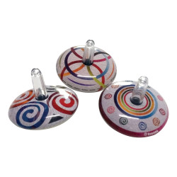 Toupies métal Spirale