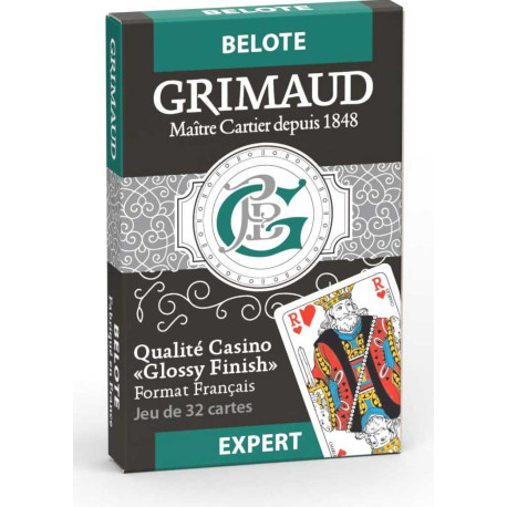 Jeu 32 cartes Belote Grimaud Expert